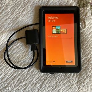 Kindle Fire with case - Excellent condition!